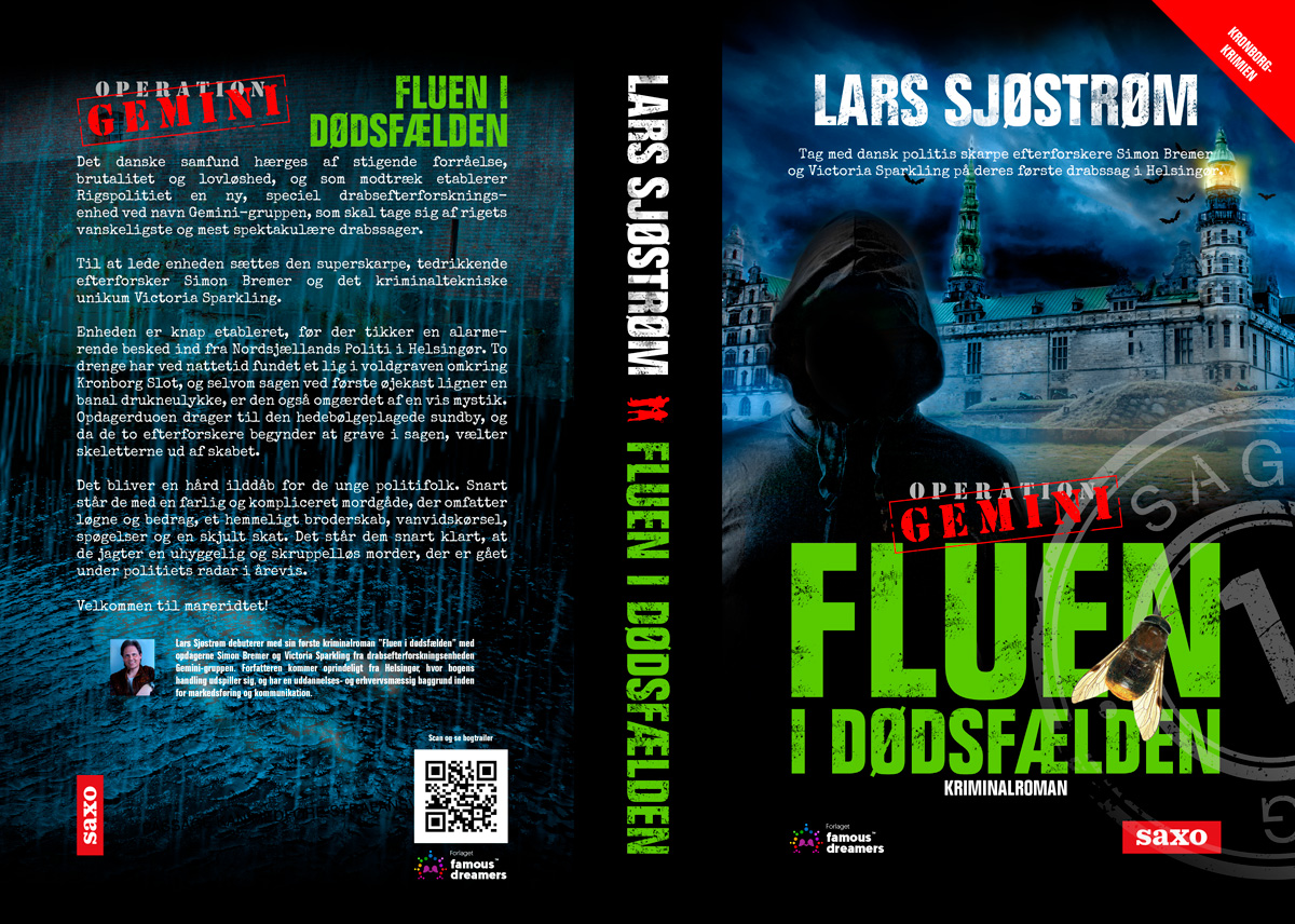 Bogomslag til Fluen i dødsfælden